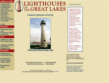 Tablet Screenshot of lighthouse.boatnerd.com